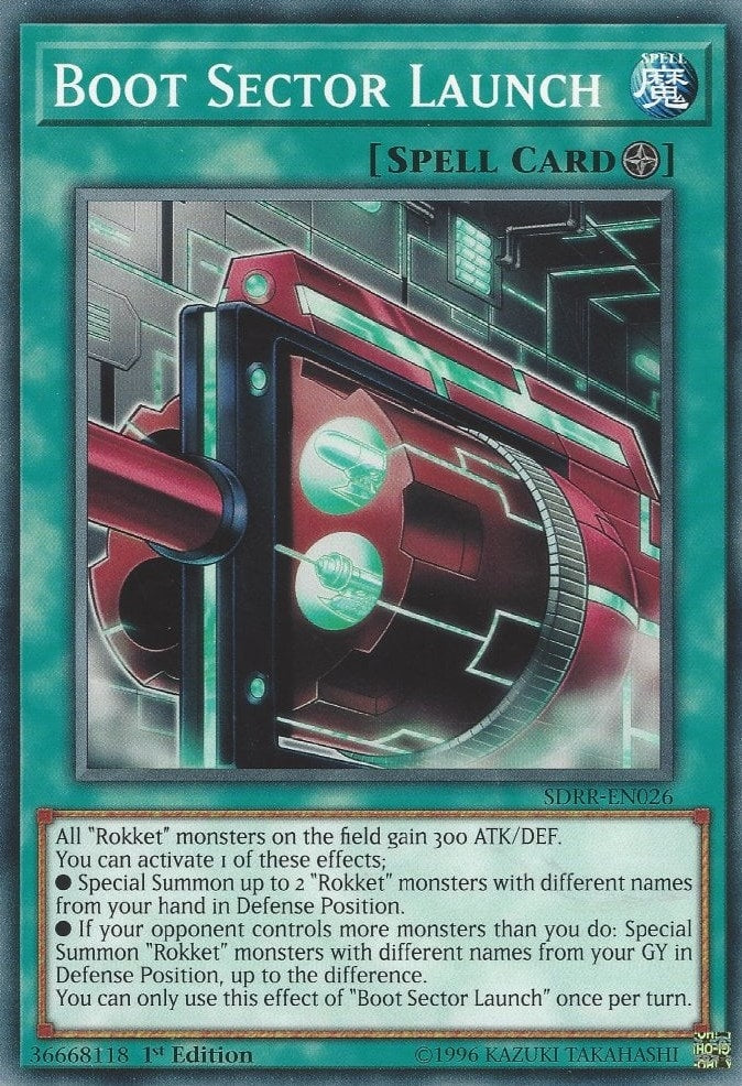 Boot Sector Launch (26) (SDRR) - YuGiOh Single