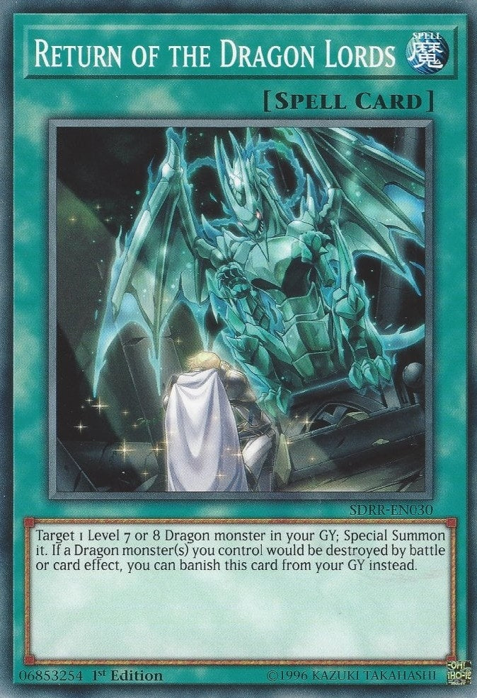 Return of the Dragon Lords (30) (SDRR) - YuGiOh Single