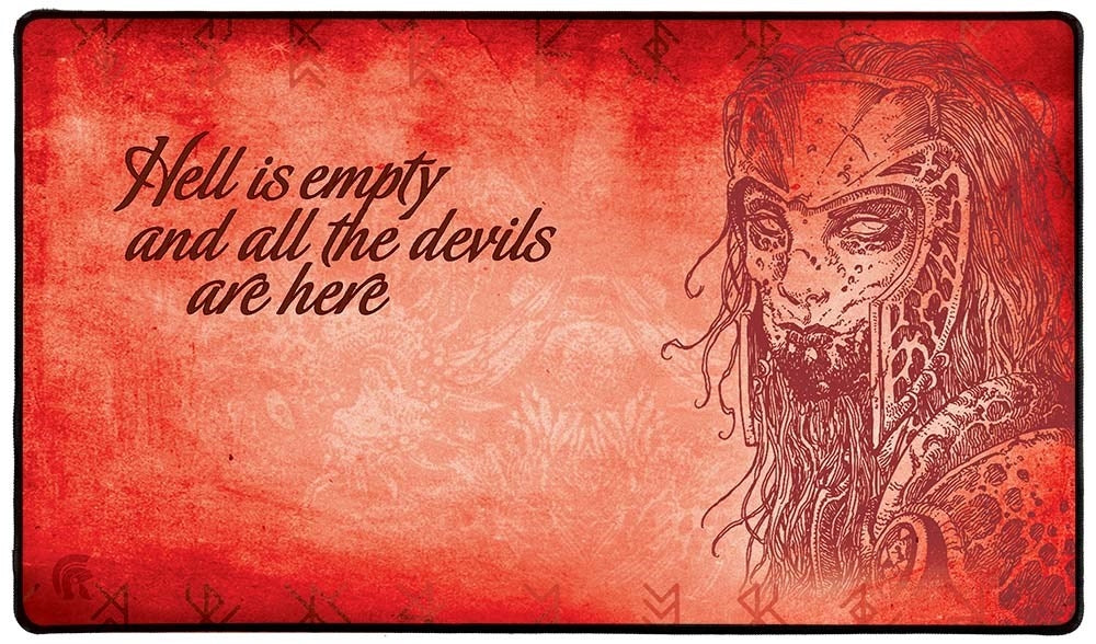 Rubber Playmat - Hell is Empty - Playmats Sealed