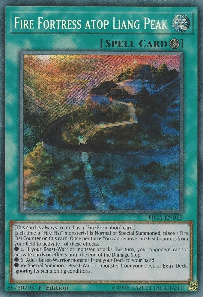 Fire Fortress atop Liang Peak (18) (FIGA) - YuGiOh Single