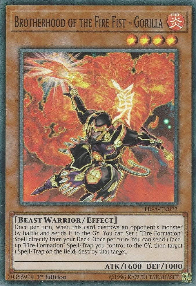 Brotherhood of the Fire Fist - Gorilla (22) (FIGA) - YuGiOh Single
