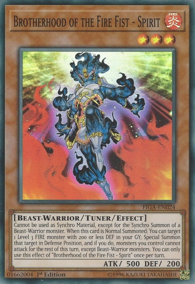 Brotherhood of the Fire Fist - Spirit (24) (FIGA) - YuGiOh Single