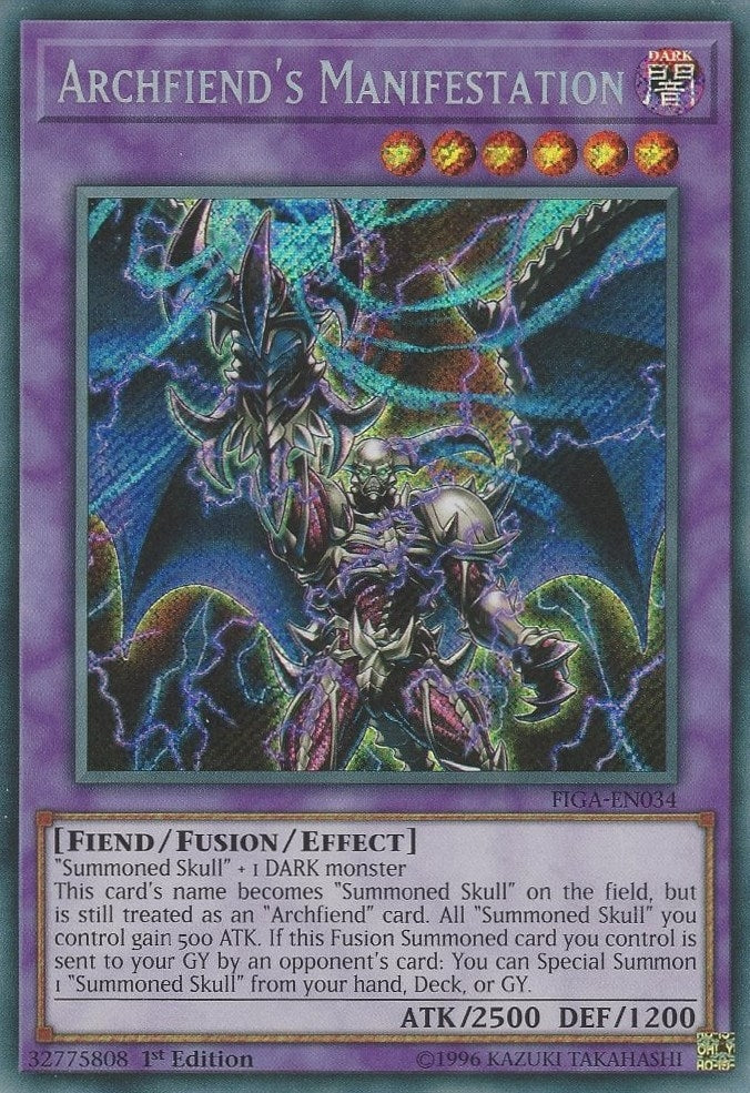 Archfiend’s Manifestation (34) (FIGA) - YuGiOh Single