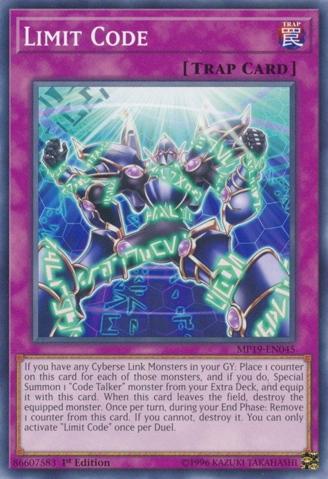 Limit Code (19045) (MP19) - YuGiOh Single