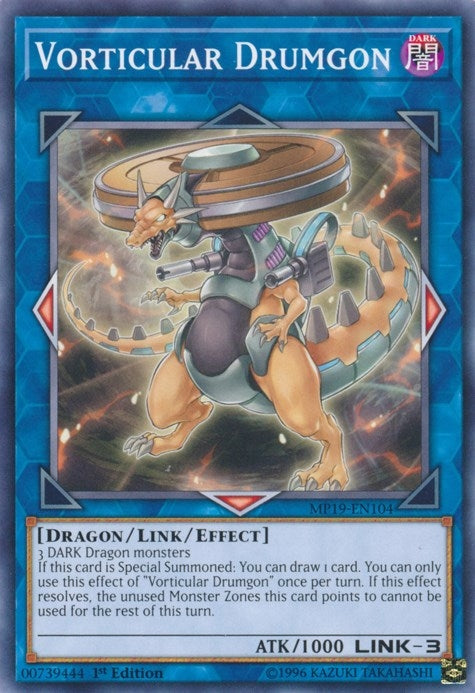 Vorticular Drumgon (19104) (MP19) - YuGiOh Single
