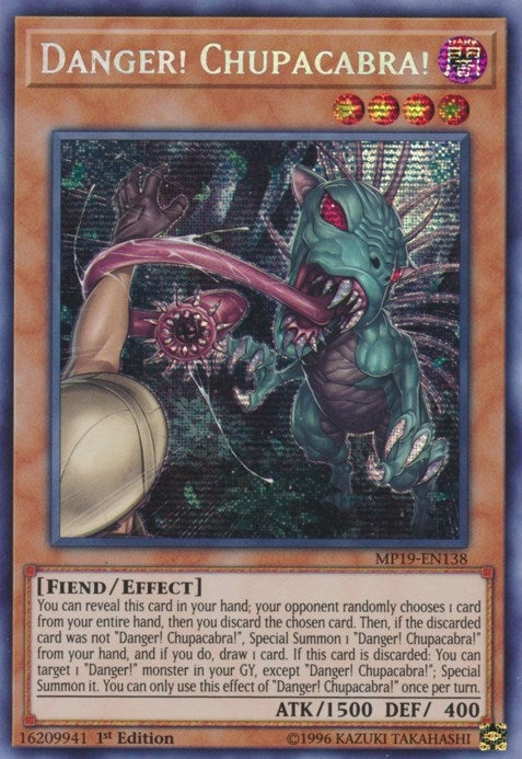 Danger! Chupacabra! (19138) (MP19) - YuGiOh Single