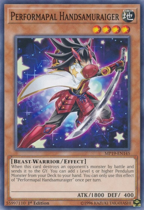Performapal Handsamuraiger (19145) (MP19) - YuGiOh Single
