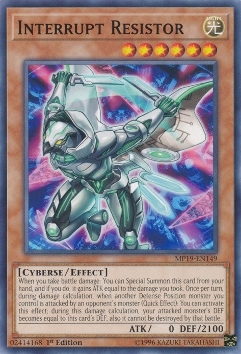 Interrupt Resistor (19149) (MP19) - YuGiOh Single