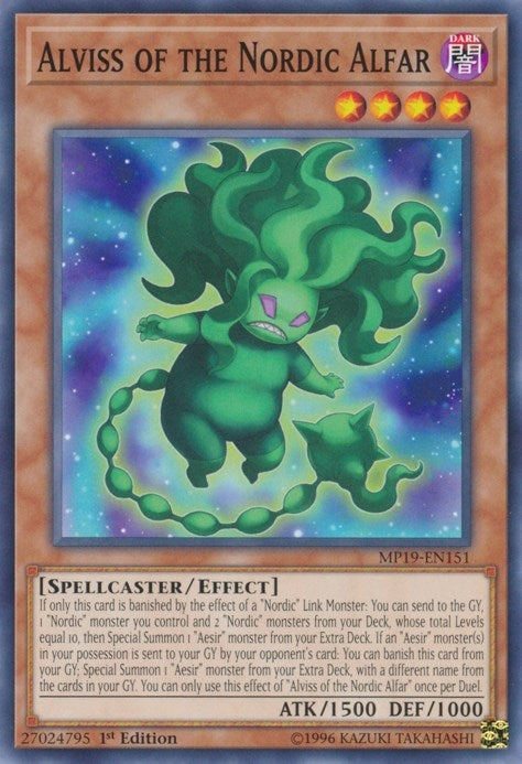 Alviss of the Nordic Alfar (19151) (MP19) - YuGiOh Single