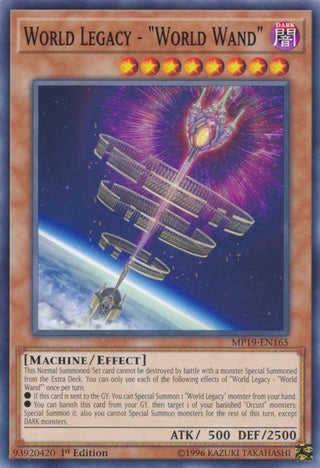 World Legacy - ’World Wand’ (19165) (MP19) - YuGiOh Single