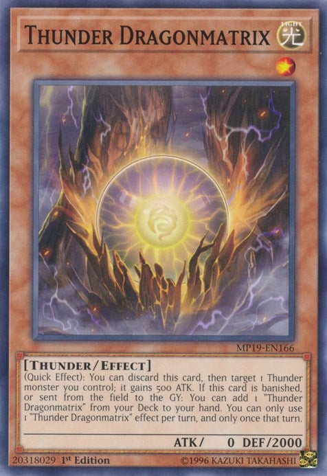 Thunder Dragonmatrix (19166) (MP19) - YuGiOh Single