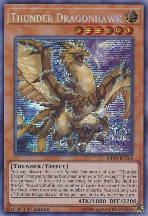 Thunder Dragonhawk (19168) (MP19) - YuGiOh Single