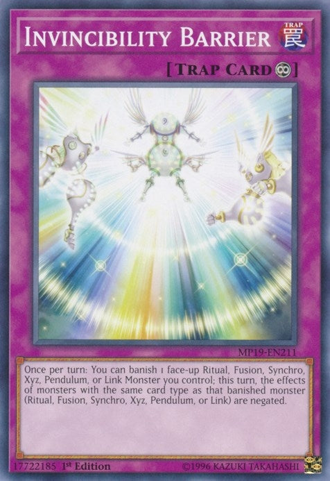 Invincibility Barrier (19211) (MP19) - YuGiOh Single