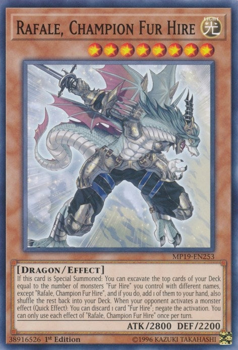 Rafale Champion Fur Hire (19253) (MP19) - YuGiOh Single