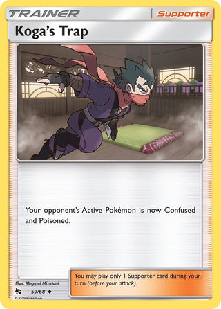 Image for Koga's Trap (59/68) (Hidden Fates) - Pokemon