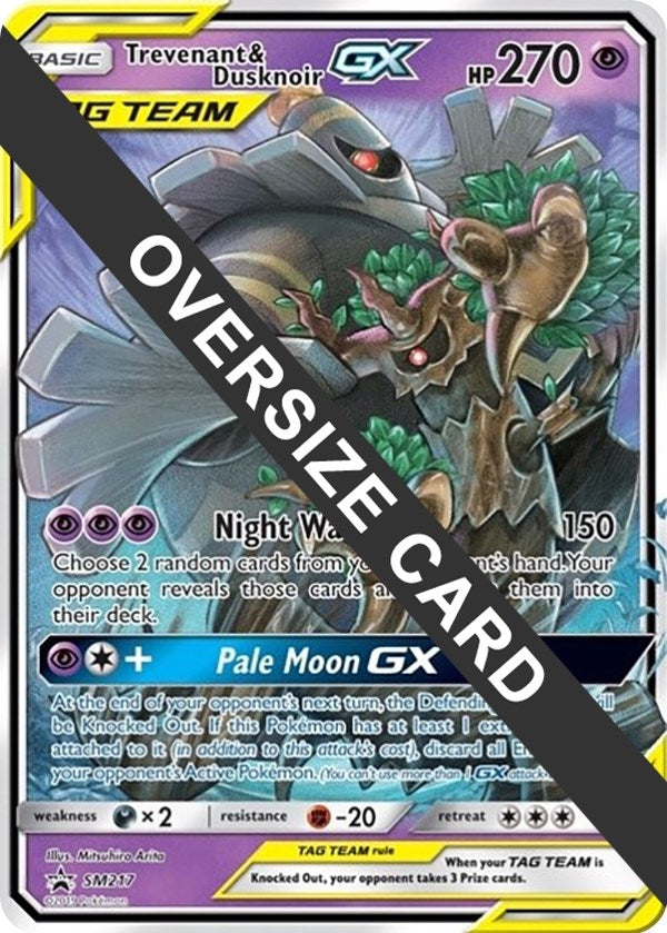 Image for Trevenant & Dusknoir GX - SM217 (SM217) (Jumbo Cards) - Pokemon
