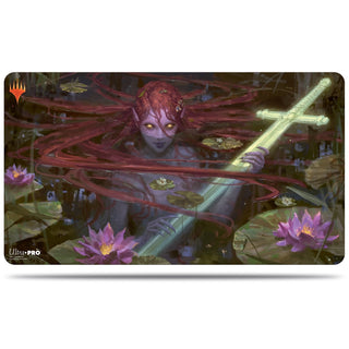Throne of Eldraine Emry Lurker of the Loch Small Size Playmat for Magic - Playmats Sealed
