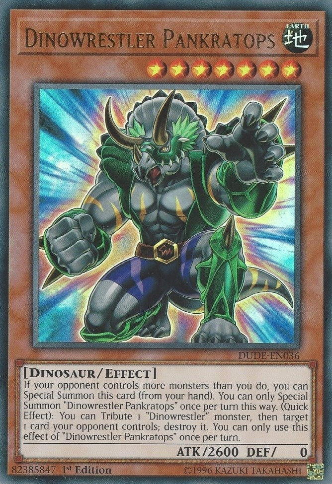 Dinowrestler Pankratops (36) (DUDE) - YuGiOh Single