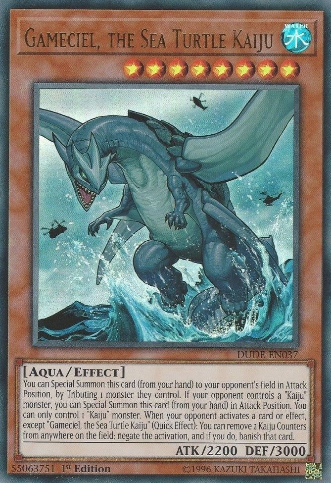 Gameciel the Sea Turtle Kaiju (37) (DUDE) - YuGiOh Single