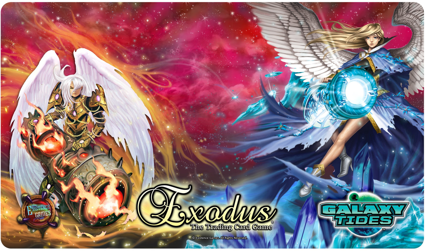 Twin Cannon Angels Playmat for Exodus TCG - Playmats Sealed