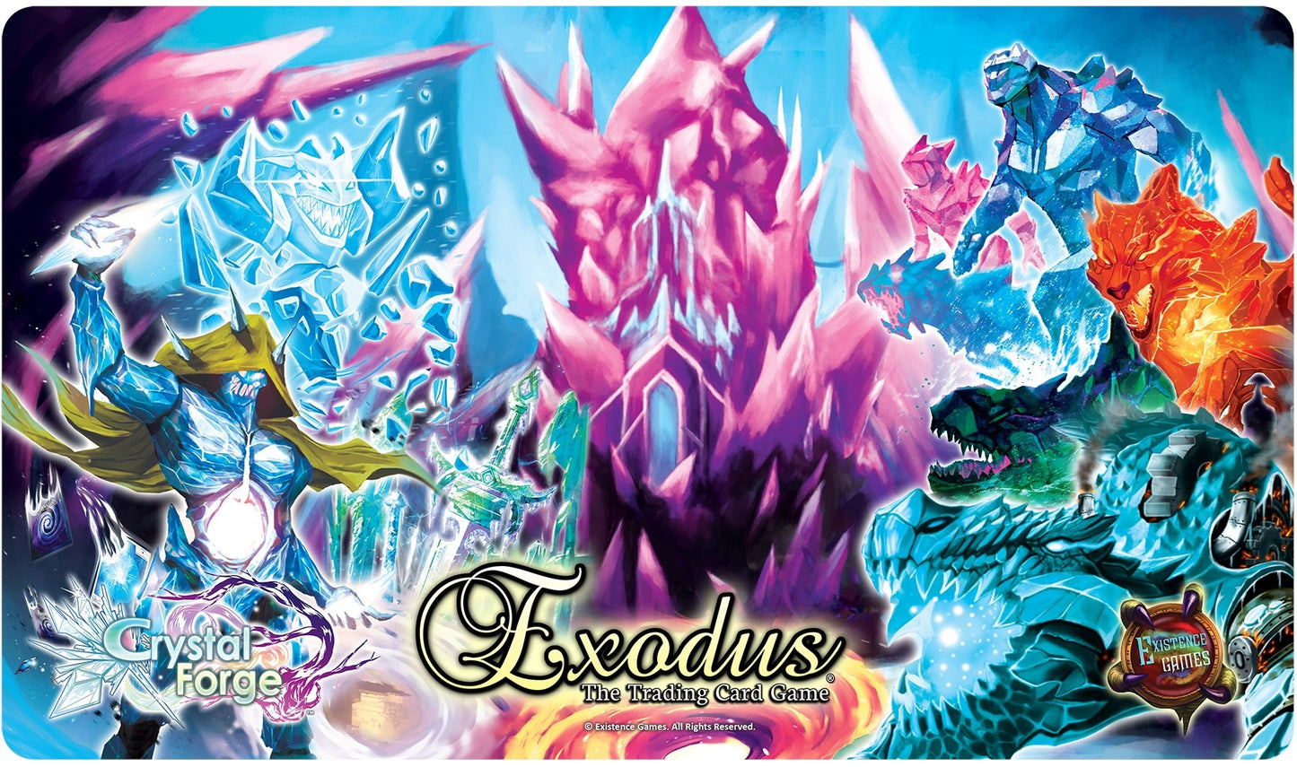 Crystal Forge Shardveil Playmat for Exodus TCG - Playmats Sealed