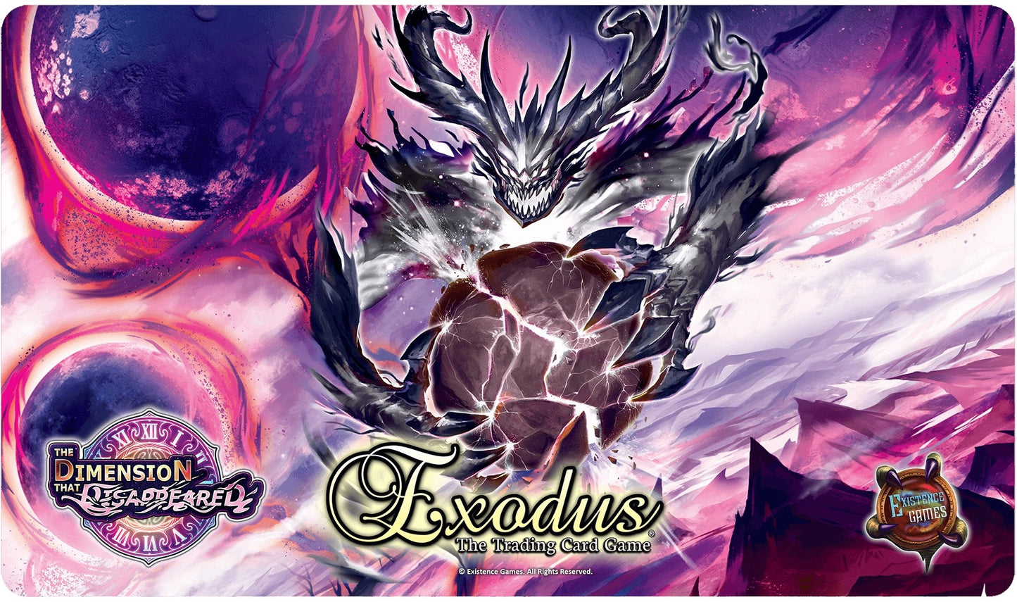 The Dimension That Disappeared Anathema Playmat for Exodus TCG (Stitched Edge) - Playmats Sealed