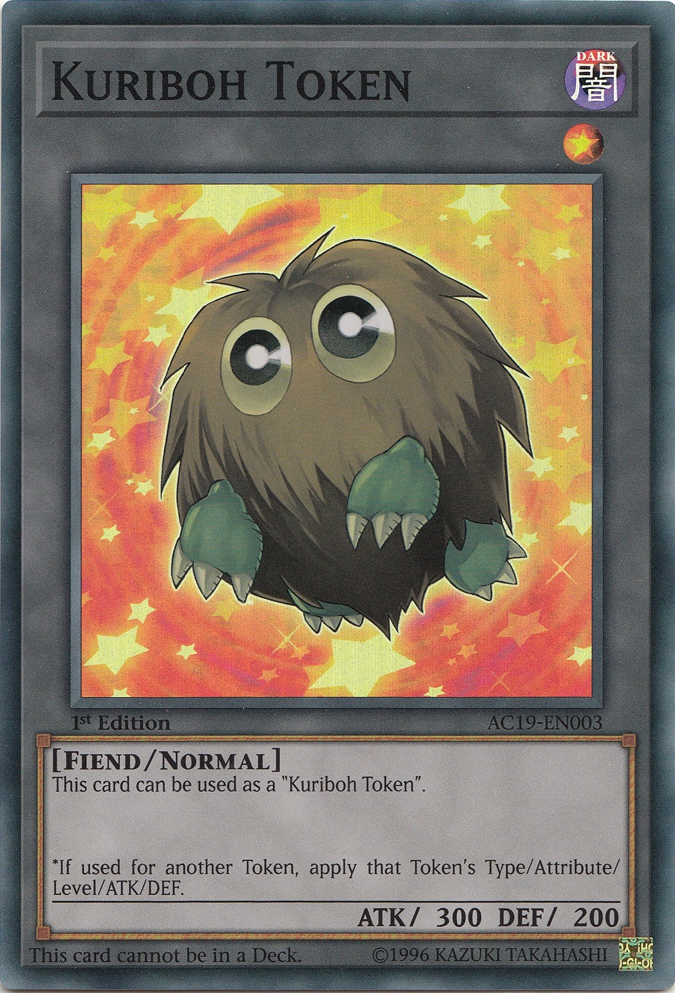 Token: Kuriboh (19003) (AC19) - YuGiOh Single
