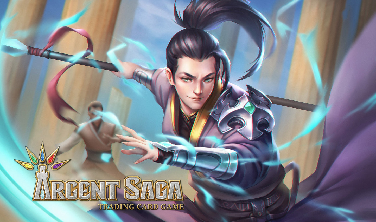 Argent Saga TCG Rubber Playmat - Liam Traitor of Knights - Playmats Sealed