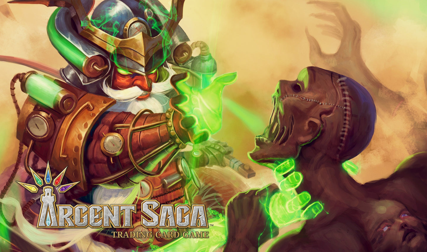 Argent Saga TCG Rubber Playmat - Omega Magic: Kaze - Playmats Sealed