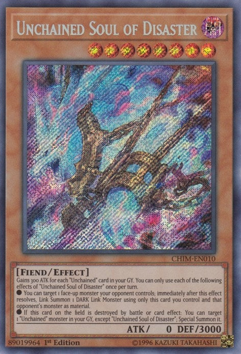 Unchained Soul of Disaster (10) (CHIM) - YuGiOh Single