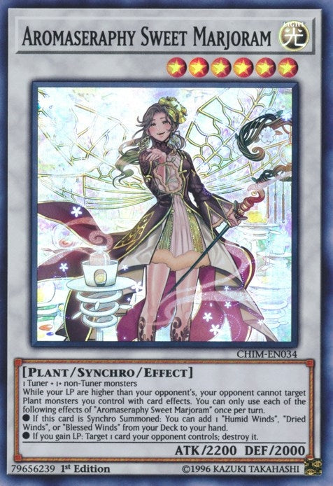Aromaseraphy Sweet Marjoram (34) (CHIM) - YuGiOh Single