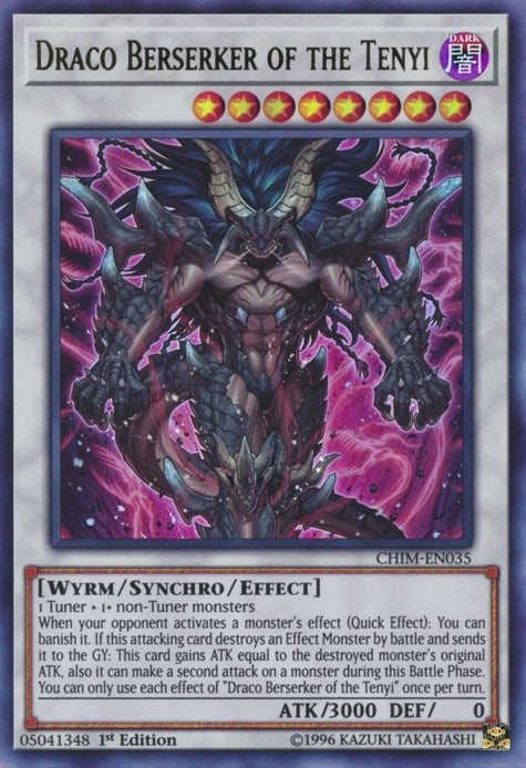 Draco Berserker of the Tenyi (35) (CHIM) - YuGiOh Single