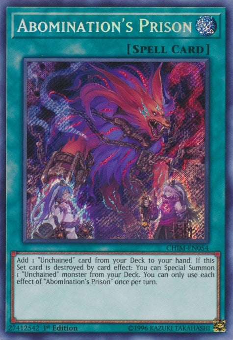 Abomination’s Prison (54) (CHIM) - YuGiOh Single