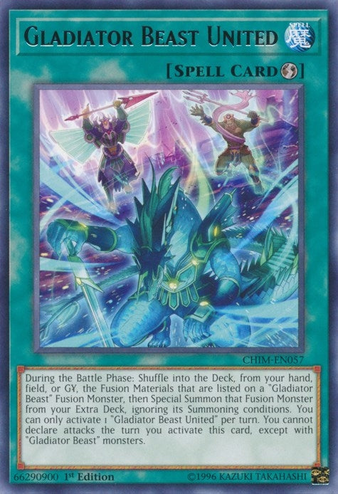 Gladiator Beast United (57) (CHIM) - YuGiOh Single