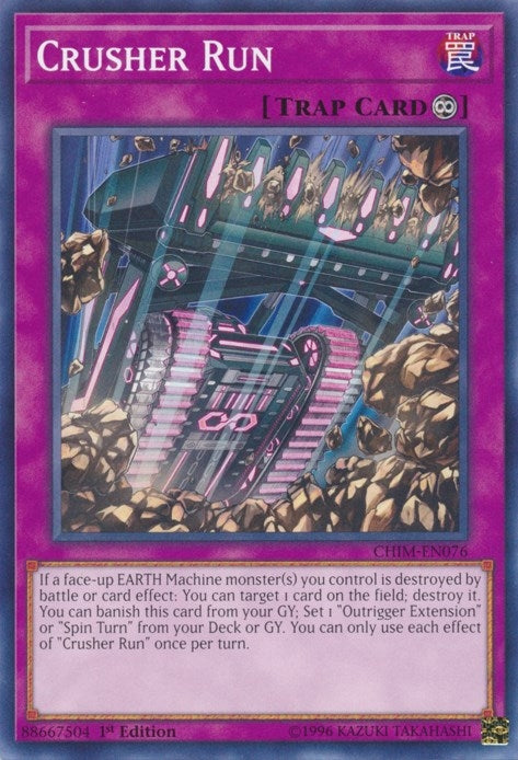 Crusher Run (76) (CHIM) - YuGiOh Single