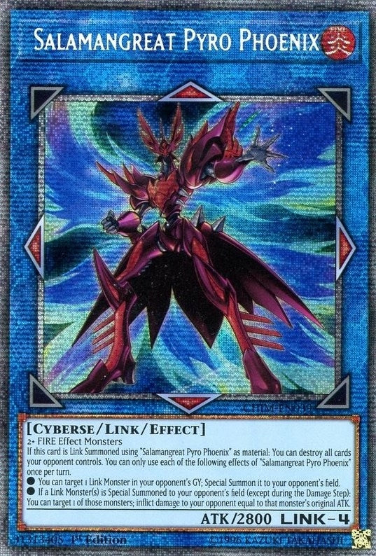 Salamangreat Pyro Phoenix (Starlight Rare) (39) (CHIM) - YuGiOh Single