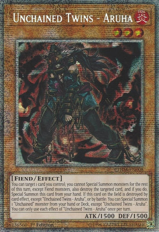 Unchained Twins - Aruha (Starlight Rare) (8) (CHIM) - YuGiOh Single
