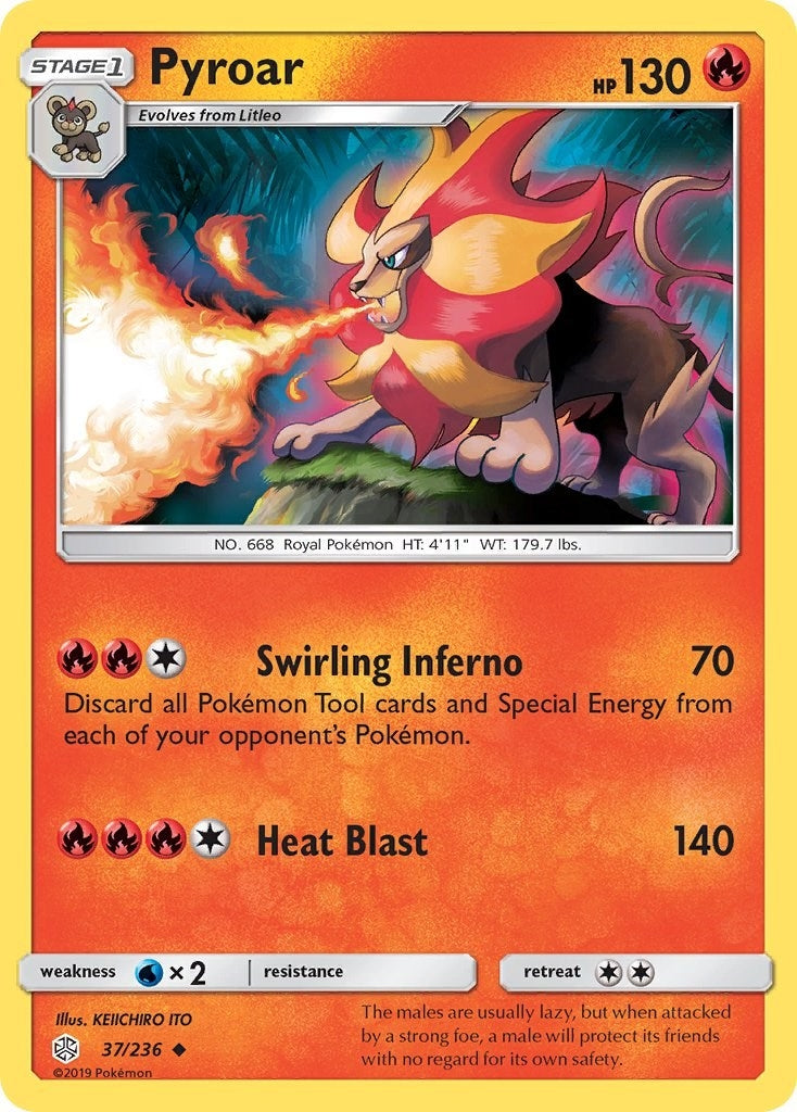 Image for Pyroar (37/236) (SM - Cosmic Eclipse) - Pokemon