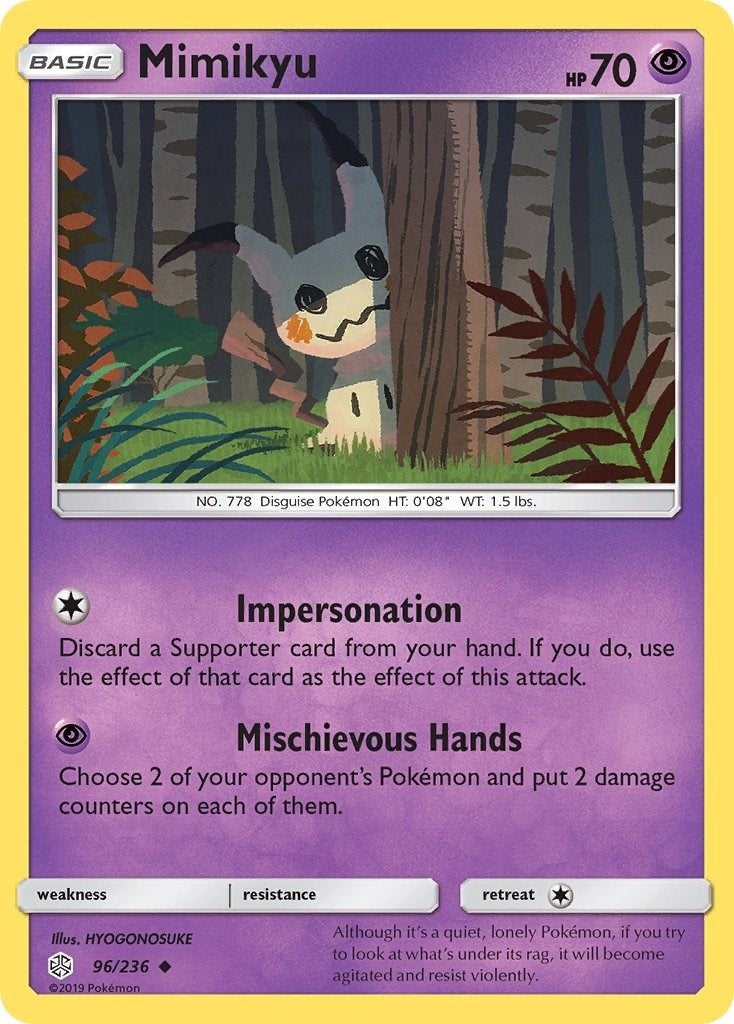 Image for Mimikyu (96) (96/236) (SM - Cosmic Eclipse) - Pokemon