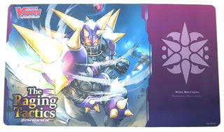 Cardfight!! Vanguard Preorder Playmat: The Raging Tactics - Spike Brothers Deadheat Bullspike - Playmats Sealed