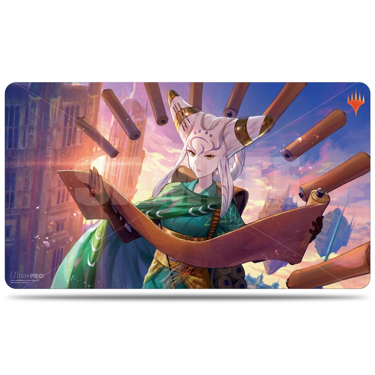 War of the Spark Alternate Art Standard Size Playmat for Magic - Tamiyo - Playmats Sealed
