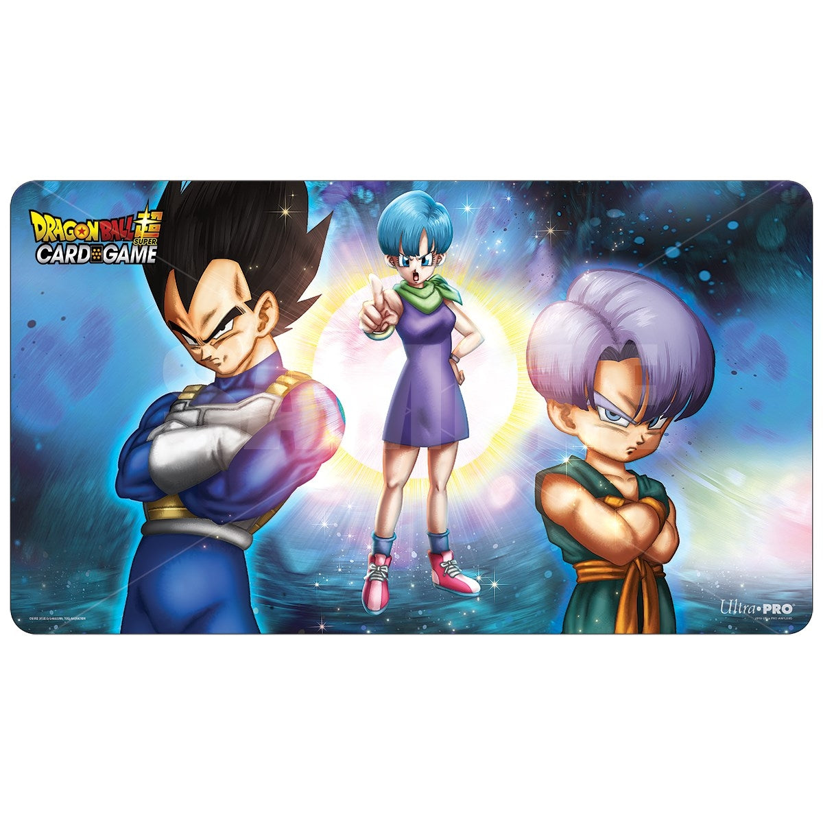 Dragon Ball Super Playmat - Bulma Vegeta and Trunks - Playmats Sealed