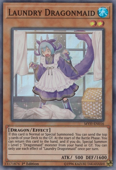Laundry Dragonmaid (16) (MYFI) - YuGiOh Single