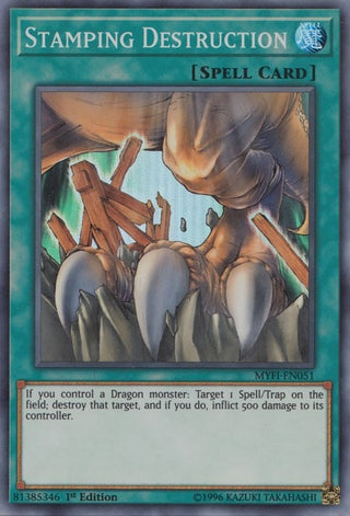 Stamping Destruction (51) (MYFI) - YuGiOh Single