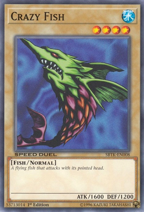 Crazy Fish (8) (SBTK) - YuGiOh Single