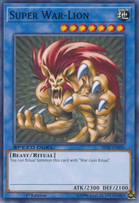 Super War-Lion (30) (SBTK) - YuGiOh Single