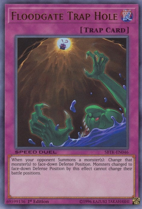 Floodgate Trap Hole (46) (SBTK) - YuGiOh Single