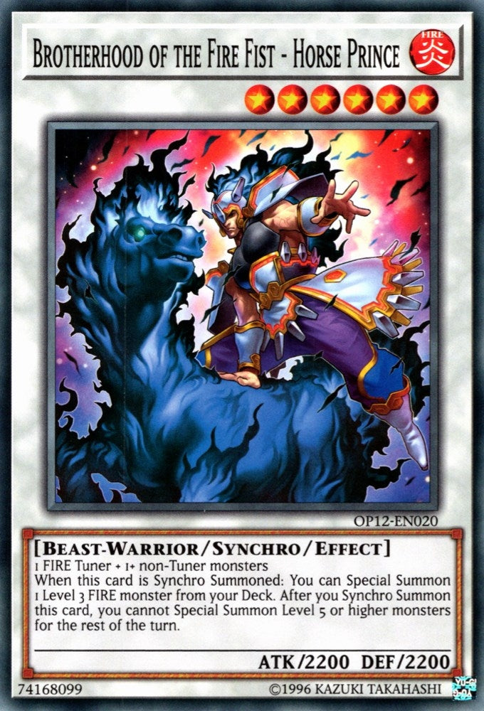 Brotherhood of the Fire Fist - Horse Prince (12020) (OP12) - YuGiOh Single