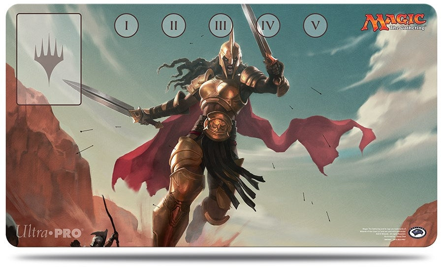 Commander 2015 Standard Size Playmat for Magic - Kalemne Disciple of Iroas - Playmats Sealed