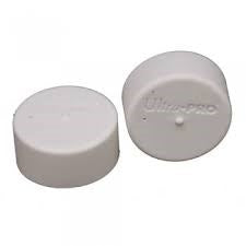 Playmat Tube Caps - Standard White (2-Pack) - Playmats Sealed